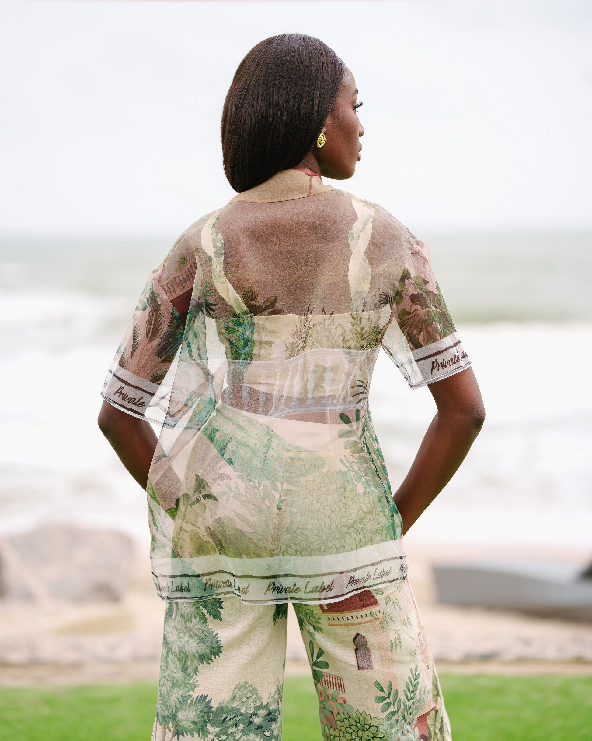 THE ALHAMBRA ORGANZA OVERSHIRT