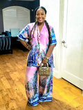 TROPICANA PANT SET PURPLE (OVERSIZED FIT)