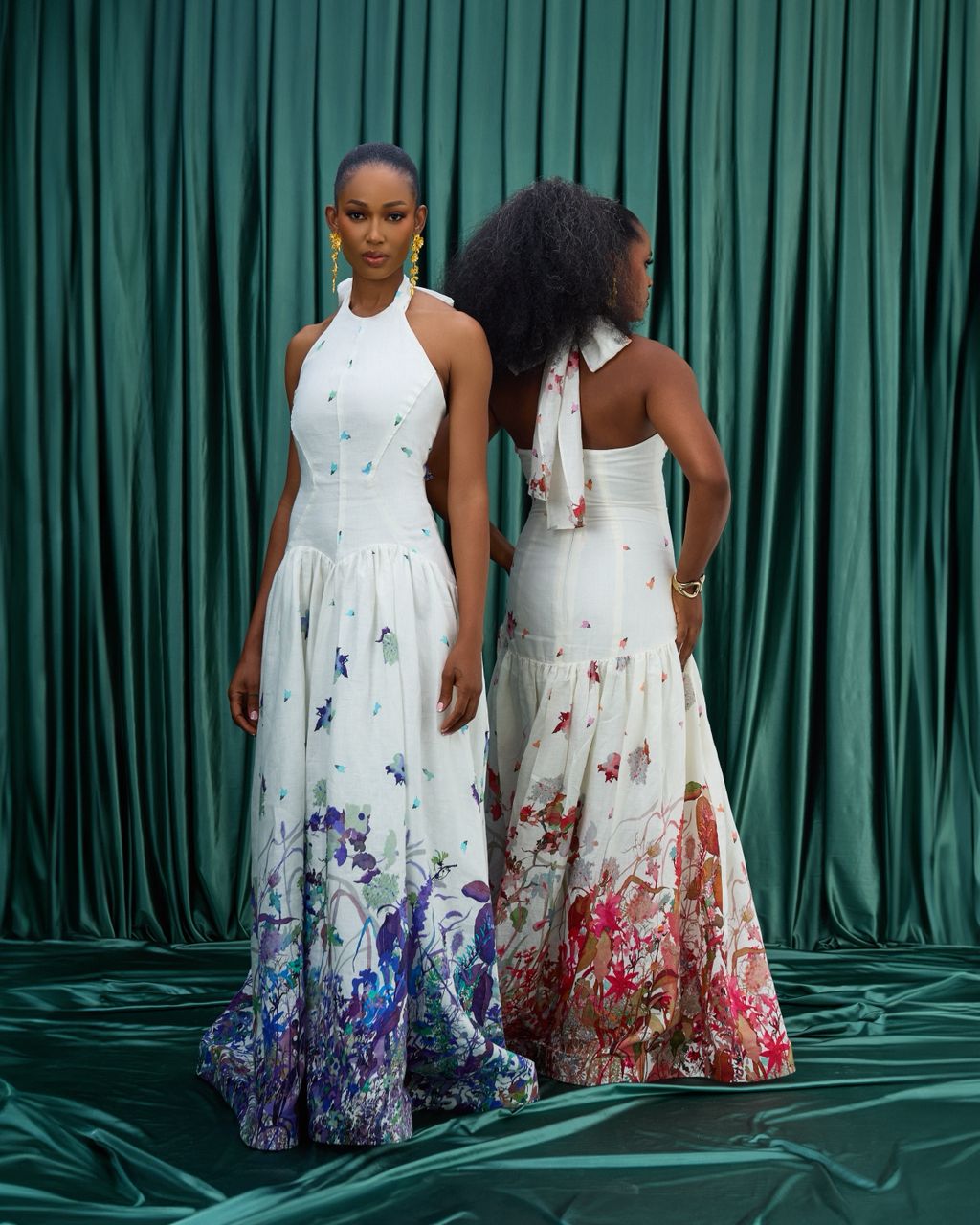 YARA LINEN DRESS (PURPLE)